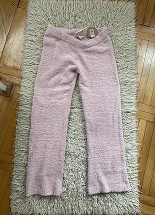 Теплі піжамні домашні штани піжама махровий плюш love to lounge. нові, з біркою