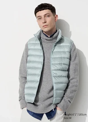 Супер-хлегкий пуховый жилет uniqlo