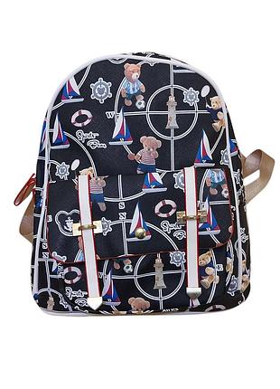 Жіночий міський рюкзак із ведмедиками bir10a — стиль і милота щодня