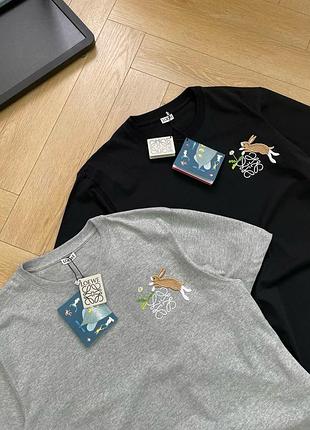 Футболка loewe x suna fujita оверсайз / унисекс