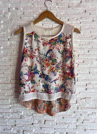 Красивая легкая блуза футболка zara