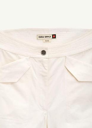 Брюки женские белые zara new3 фото