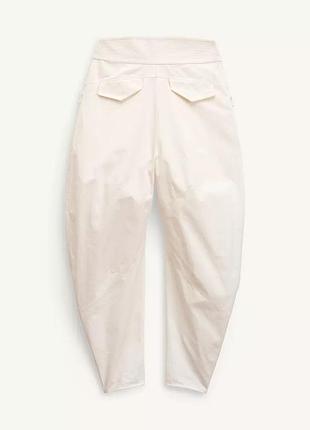 Брюки женские белые zara new2 фото