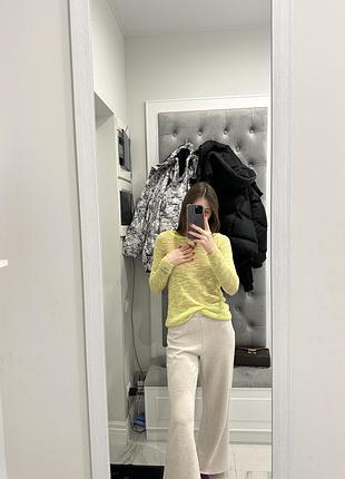 Реглан вʼязаний лимонний 3