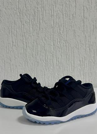Детские кроссовки nike air jordan 11 retro "space jam” (размер 26, 15 см)7 фото
