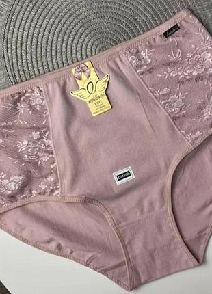 Женские трусики из хлопка "aonidaisi 5193" xxl. 54р.