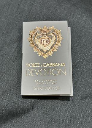 Dolce&gabbana devotion eau de parfum/пробник парфумів