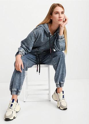 Джинсовый спортивный костюм armani exchange