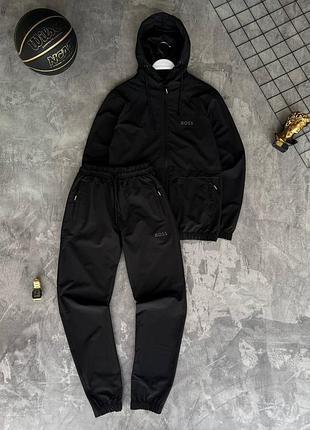 Спортивный костюм boss в черном цвете