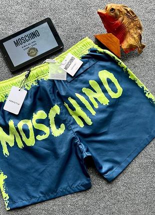 Чоловічі брендові пляжні шорти моsсhinо