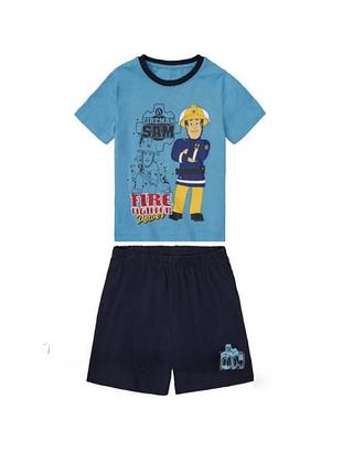 Піжама для хлопчика літня р.122-128 fireman sam