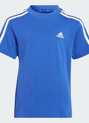 Детская оригинальная спортивная футболка adidas essentials 3-stripes 13-14 лет