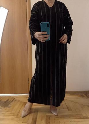 Красиве тонке плаття в підлогу на молнії , розмір 14