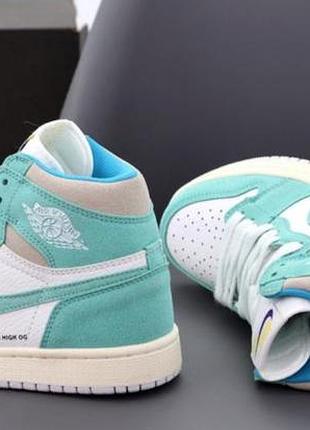 Кроссовки nike jordan 1 white