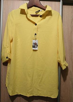 Нова  яскрава сорочка жовтого кольору