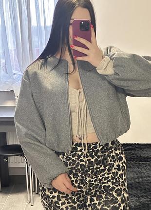Бомбер zara