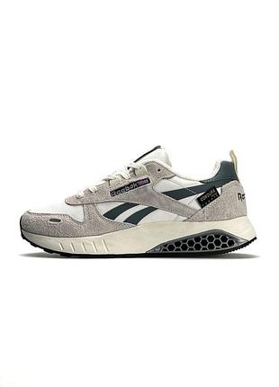 Reebok classic leather hexalite white grey beige