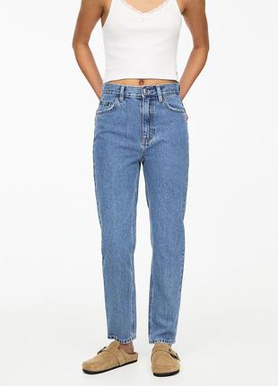 Крутые джинсы момы pull & bear - mom - р-ры европ. 32, 34, 36, 40