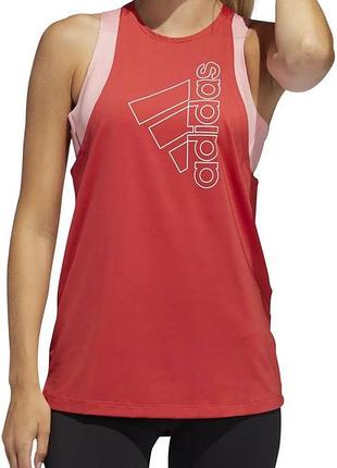 Спортивна майка adidas tech bos tank red aeroready