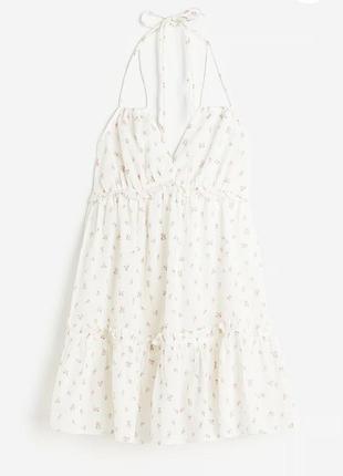 Сукня з завʼязками на шиї