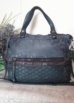 Эксклюзивная сумка из натуральной кожu  firenze bruno rossi bags