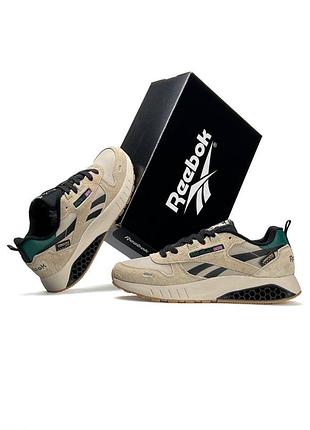 Reebok classic leather hexalite sand black gum 2