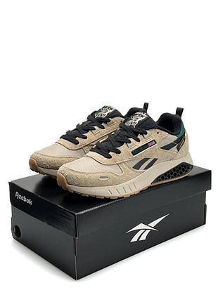 Reebok classic leather hexalite sand black gum 8