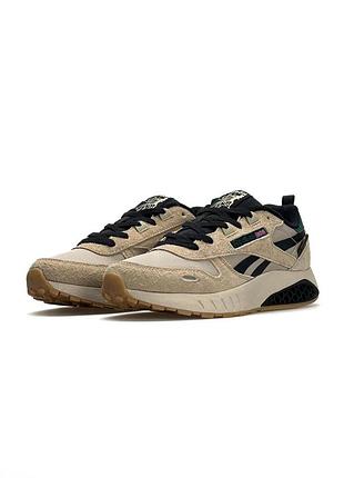Reebok classic leather hexalite sand black gum 10