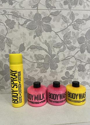 Молочко и спрей для тела б/в mades cosmetics