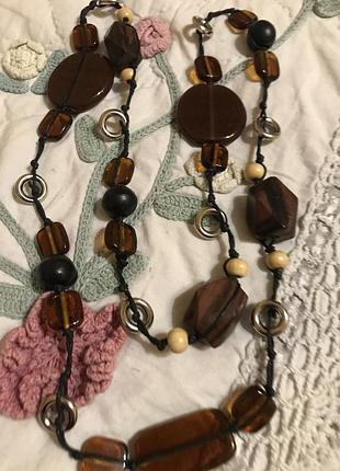 Намисто скло пластик