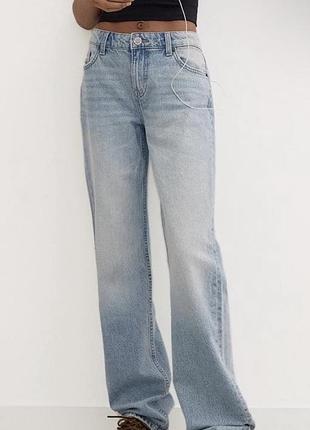 Джинси прямого крою bershka