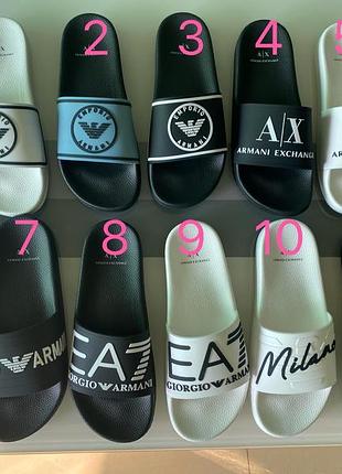 Шлепанцы, мужские армани