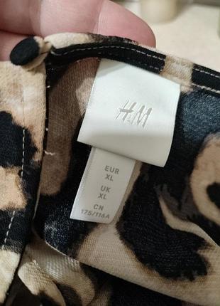 Леопардовое платье h&amp;m, размер xl 9