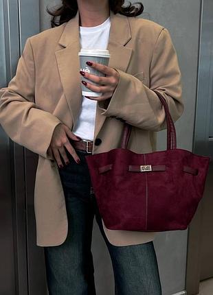 Сумка буругунди