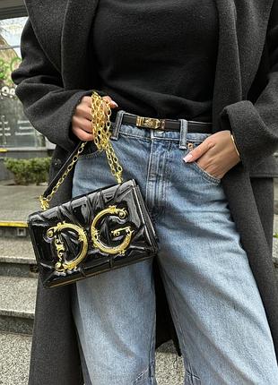 Сумка преміум nappa leather dg girls black