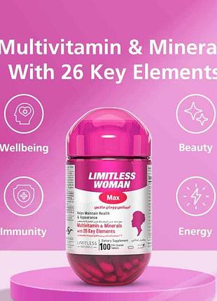 Limitless woman man 100 omega 3 kids pantogar