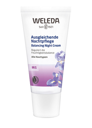 Weleda iris ирисовый увлажняющий ночной крем 30ml 18+