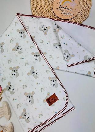 Флисовый плед для новорожденного