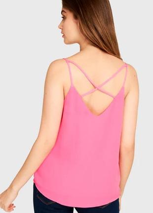 Брендовая легкая шифоновая майка топ размера l