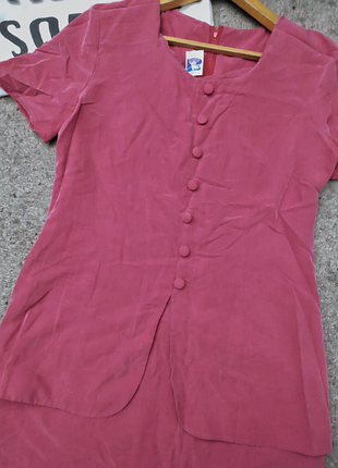 Шовкове плаття імітація костюма