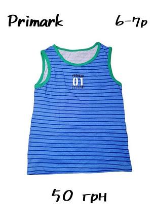 Маечка primark. размер 6-7 лет.
