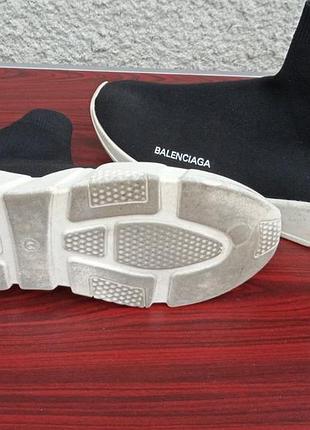 Balenciaga speed trainer black white  eu447 фото