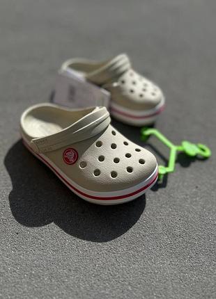 crocs Black crocs Black kids stucco/melone кроксы для девочек