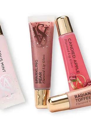 Набір блисків для губ victoria's secret flavor favorites gloss gift set