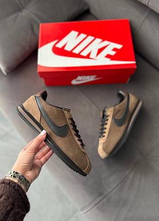 Кросівки nike cortez brown/black