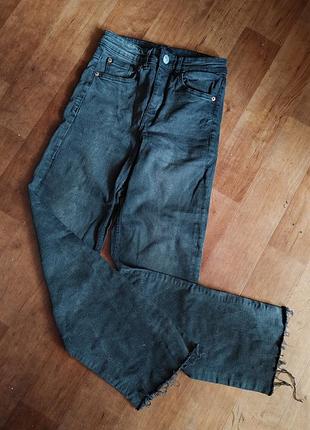 Джинсы hm темно-серые