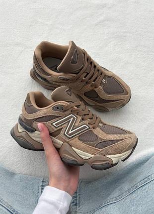 Нові кросівки new balance 9060 mushroom brown v2
