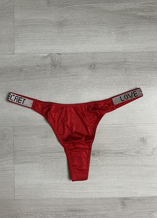 Блискучі стринги трусики victoria's secret