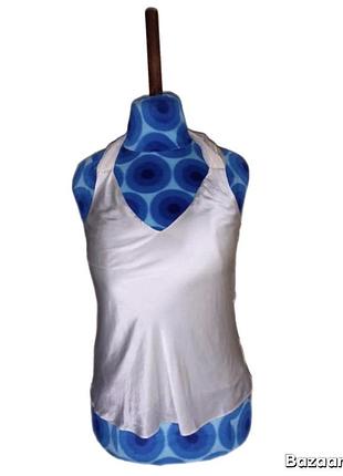 Шелковая блуза, шелковый топ, шёлк, h&amp;m by madonna