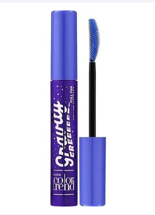 Тушь для ресниц avon color trend "синий океан" 7 мл